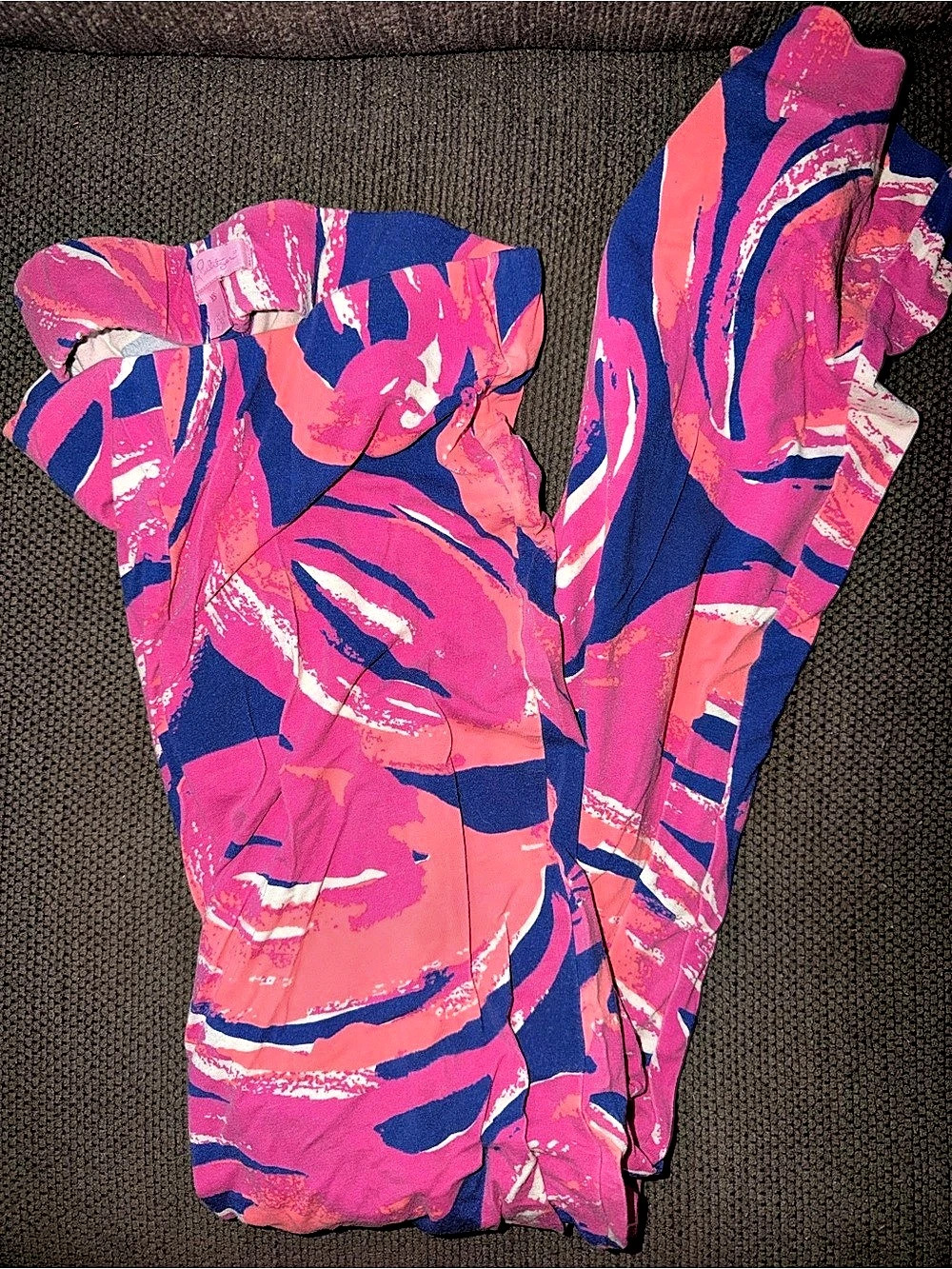 Lilly Pulitzer Abstract Print yoga pants